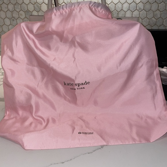 Bag Kate Spade New York Satchel Beige in Beige Tusk Pocket Book & Dust Bag - Picture 14 of 14